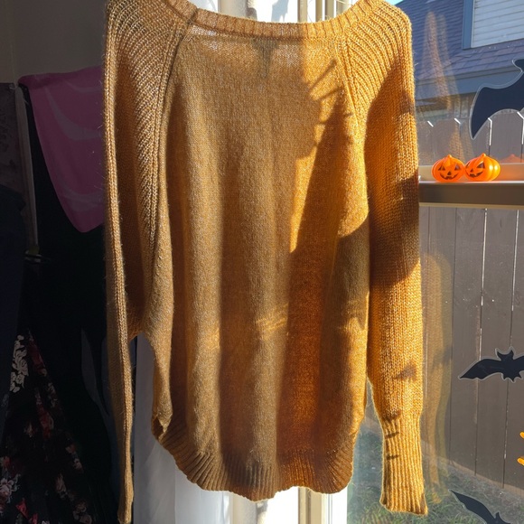 Rue 21 mustard yellow fall sweater - Picture 7 of 16